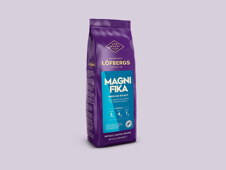 Magnifika papukahvipakkaus